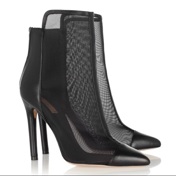 Reed Krakoff Mesh Heeled Ankle Booties